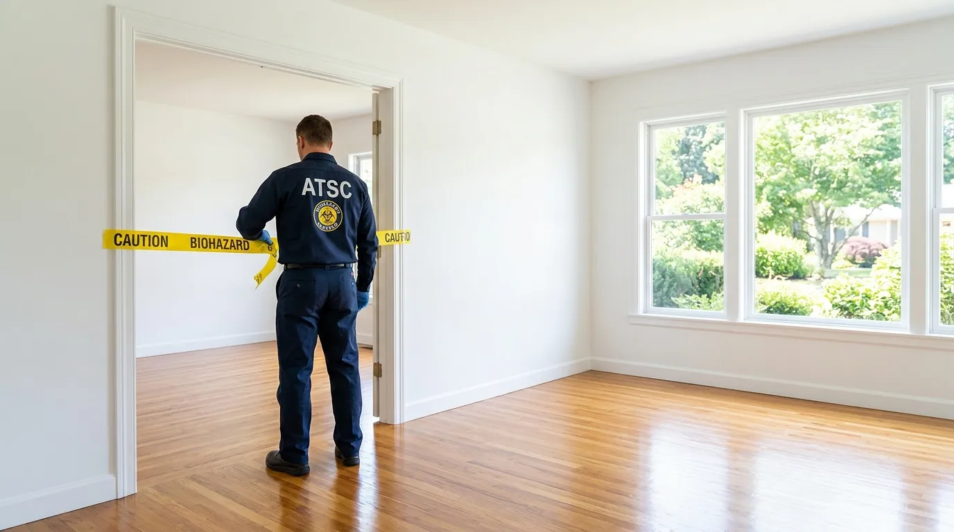Certified biohazard cleanup crew performing Crime Scene Cleanup in Prospect Park
